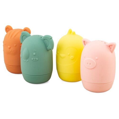 Jouets Bain Silicone Animaux Ludi'eau