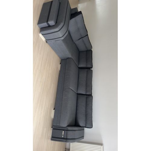 Canapé d¿angle convertible 5 places avec rangements