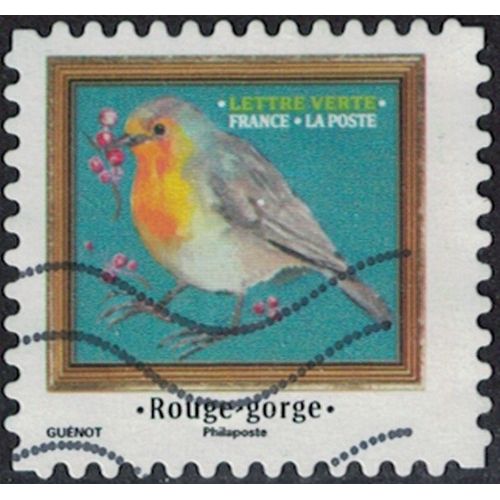 France 2025 Oblitéré Used Mélodies D'Oiseaux Rouge Gorge Y&T Fr 2533