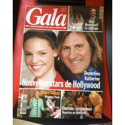 Gala N°53 Depardieu - Anne Romanoff -Estelle -Brosnan