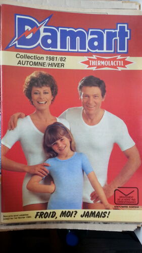 Catalogue Damart Thermolactyl Automne-Hiver 1981/82