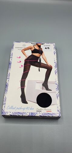Collants Push-Up Noir Femme Gerard Pasquier Taille 4/5
