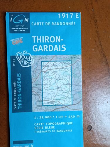 Carte Ign Série Bleue 1917 E Thiron Gardais