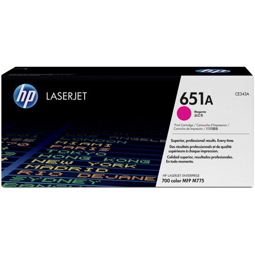 HP 651A toner LaserJet magenta authentique
