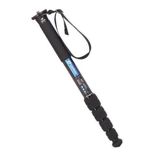 Leofoto MP-285C pieds pour camescopes 1/4, 3/8" Charbon, Caoutchouc Noir