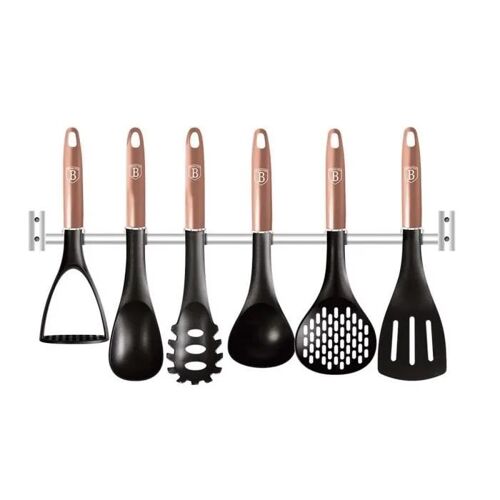 Ustensiles De Cuisine - Berlinger Haus - Bh-6328 - 7 Pièces - Rose Gold - Nylon