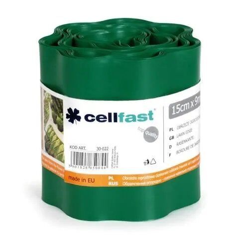 Bordure De Pelouse 200mm X 9m Flexible Vert Foncé