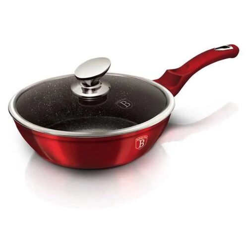 Poêle - Berlinger Haus - Bh-1259 - 24cm - Rouge - Système Turbo Induction