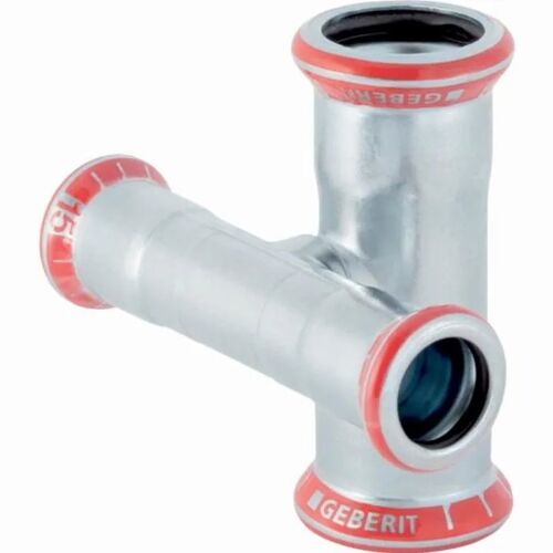 Raccord croix réduit GEBERIT Mapress Acier Carbone déporté d=18mm d1=15mm - 21505