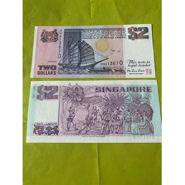 Billet Singapour 2 Dollar