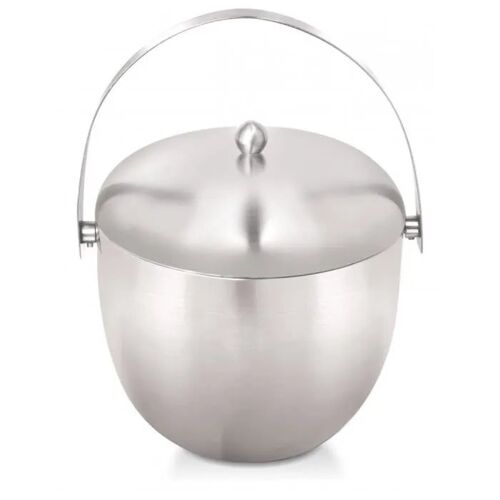 Seau À Glace - Kinghoff - Kh-1492 - Acier Inoxydable - 1,75 L - Double Paroi Avec Couvercle
