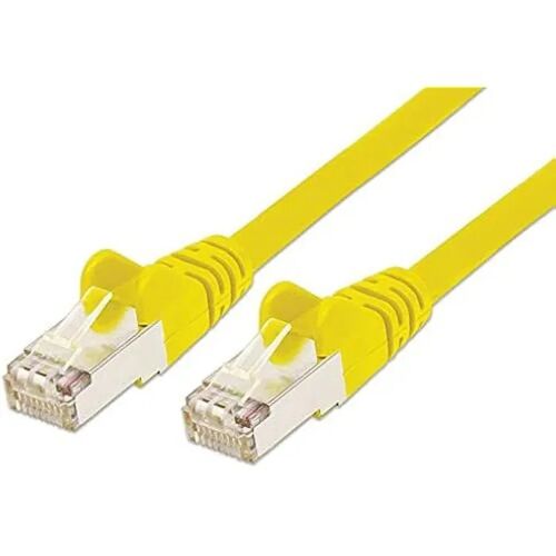 Câble Patch Ethernet - PREMIUMCORD - CAT6a - S/FTP PIMF - 10Gbit/s - 0,25 m - Jaune