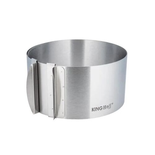 Moule À Gâteau - Kinghoff - Kh-4614 - Acier Inoxydable - Réglable - Dia. 16-30 Cm