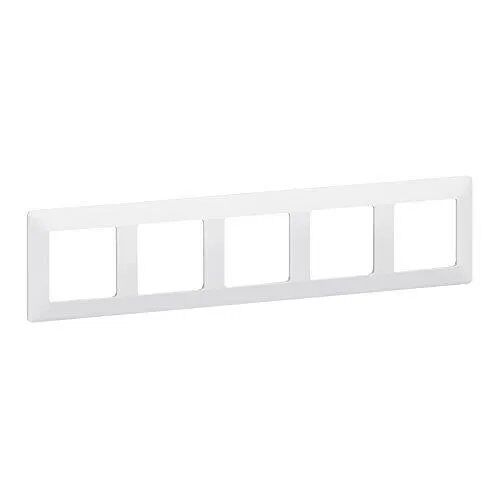 Legrand Valena Life 5Fach cadre Uw 754005, Bouton + interrupteur, Blanc