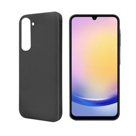 Coque de protection Noir souple silicone Compatible pour Samsung Galaxy A25 5G SM-A256B 6.5""- Visiodirect -