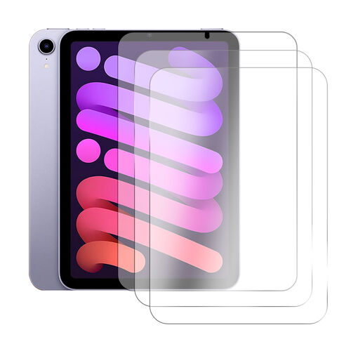 Lot de 3 Verres trempé Compatible pour iPad mini 7 2024 8,3"" 7éme gen A2995, A2996 - Film de protection - Visiodirect -