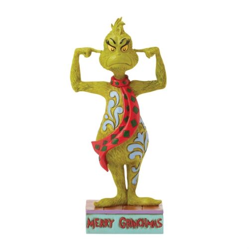 The Grinch - Figurine 18 Cm - Jim Shore - Grinch Plugging Ears