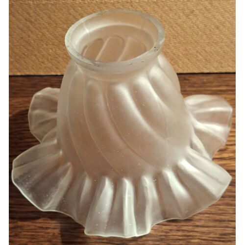 Tulipe en verre pour lampe