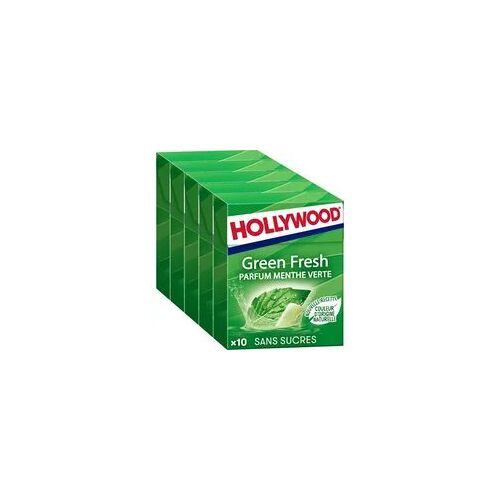 Hollywood Chewing Gum Greenfresh Les 5 Boîtes De 14g