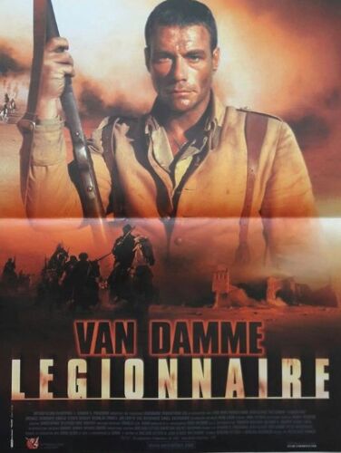 Legionnaire - Affiche Originale De Cinéma - Format 40x60 Cm - Un Film De Peter Macdonald Avec Jean-Claude Van Damme, Adewale Akinnuoye-Agbaje, Steven Berkoff, Nicholas Farrell - Année 1998