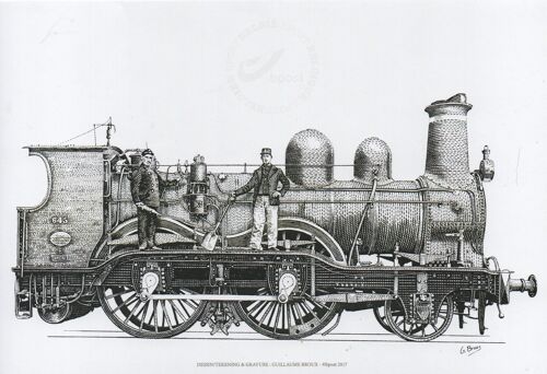 Belgique Timbre Locomotive 2017