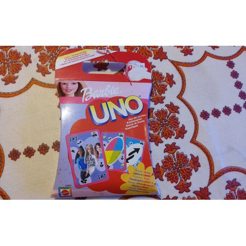 Jeu De Cartes Uno Barbie De 2002