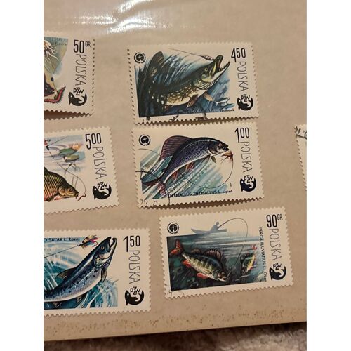 Lot Timbres Thèmes Poissons Lot1