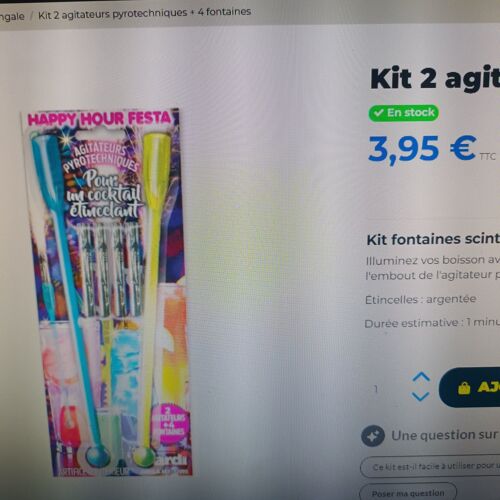 Agitateur Pyrotechnique