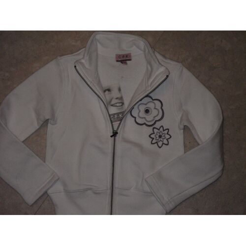 Gilet Cfk Blanc Taille 6 Ans Neuf