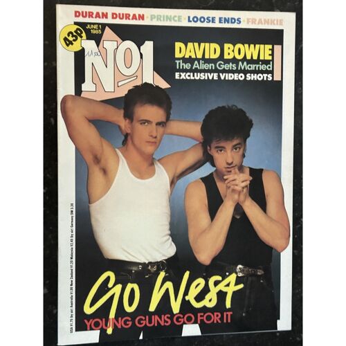 N°1 June 1 1985 David Bowie Duran Duran Prince Loose Ends Frankie