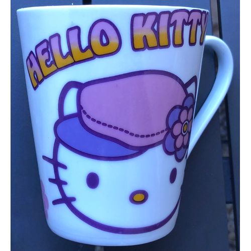 Tasse Hello Kitty Sanrio Avec Un Papillon, Mug, Figurine