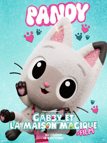 Pandy / Gabby Et La Maison Magique (Gabby'S Dollhouse) / Le Film - Véritable Affiche De Cinéma Roulée - Format 40x60 Cm - De Ryan Crego - Film D'Animation - 2025