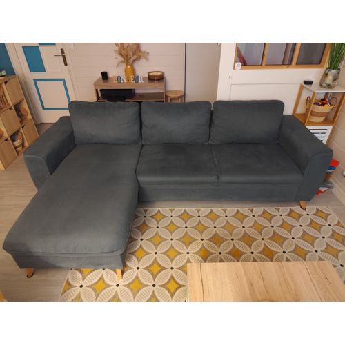 Canapé d'angle convertible réversible