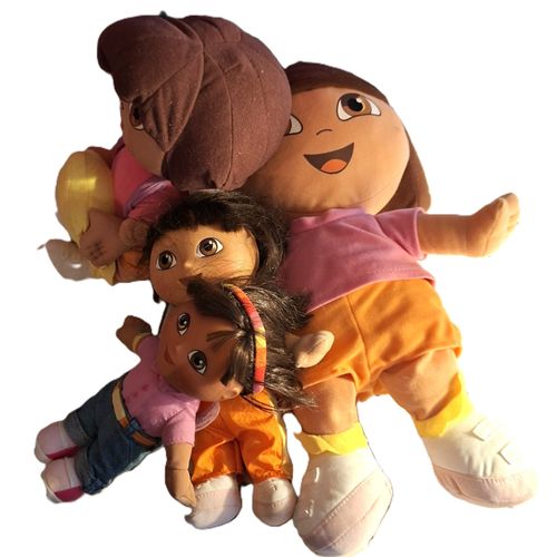 Lot de 4 Poupées Dora l'Exploratrice