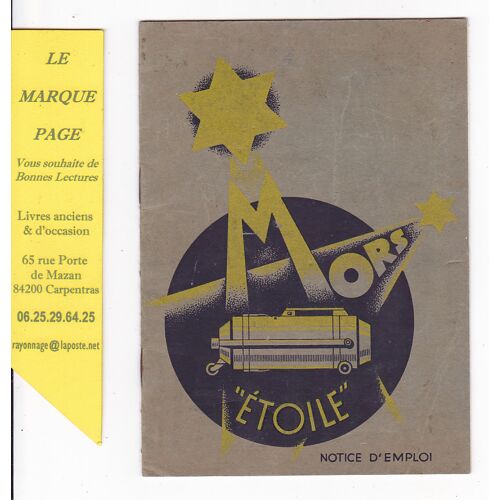 Notice D'Emploi ---  Aspirateur Mors Étoile