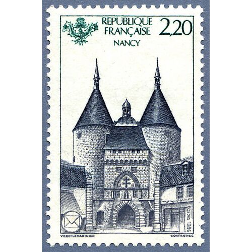 59ème Congrès National De La Fédération De Sociétés Philitéliques Françaises À Nancy Année 1986 N° 2418 Yvert Et Tellier Luxe