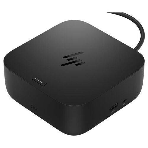 HP USB-C 100W G6 Dock - Station d'accueil - pour ordinateur portable, ordinateur de bureau - USB-C - HDMI, 2 x DP - 2.5GbE, 802.11a, 802.11b/g/n, Bluetooth - 120 Watt - Europe - pour P/N: 63B28AA, 63B31AA
