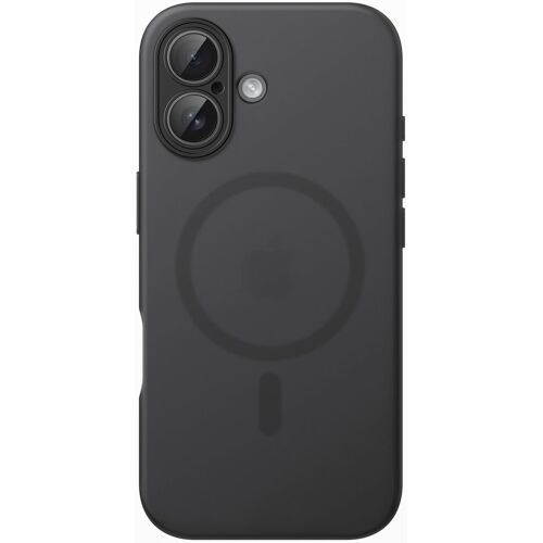ELVORIX-Coque Mate pour iPhone 17 6,3 Pouces Compatible avec MagSafe, Protection Complète d'Objectif de Caméra, Étui Housse Souple en TPU Givré Translucide Antichoc (Noir)