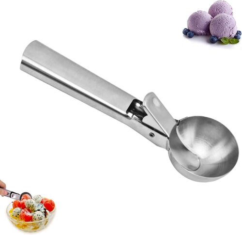 Cuillère À Glace Inox 18 Cm Avec Éjecteur