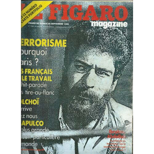 Le Figaro 20/09/1986 Ibrahim Abdala, Dexter Gordon, Denise Chalem, Patrick Modiano, Jean Vautrin, Le Bolchoï/Isabelle Garnier, Mission De Roland Joffré,Robert De Niro, Aznavour,La Nouvelle Ax En Chine