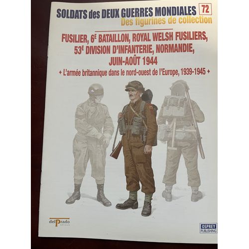 Soldats Des Deux Guerres Mondiales 72 - Fusilier, 6e Bataillon, Royal Welsh Fusiliers