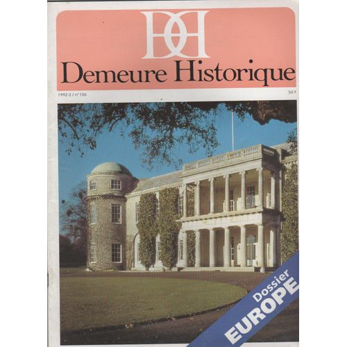 La Demeure Historique 1992/3 N° 106