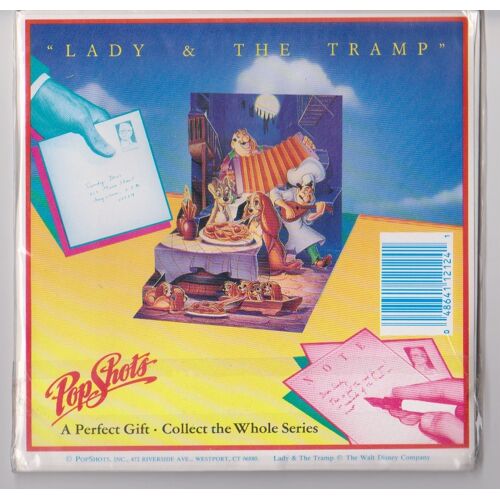 Carte Pop Shots Happy Birthday Lady The Tramp Belle Et Le Clochard