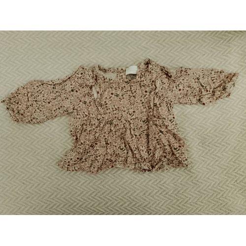 Top Rose /Gris 0/3 Mois Primark Cares.