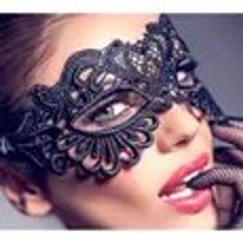 Masque En Dentelle Noire Sexy Accessoire Pour Soirée Coquine Et Déguisement