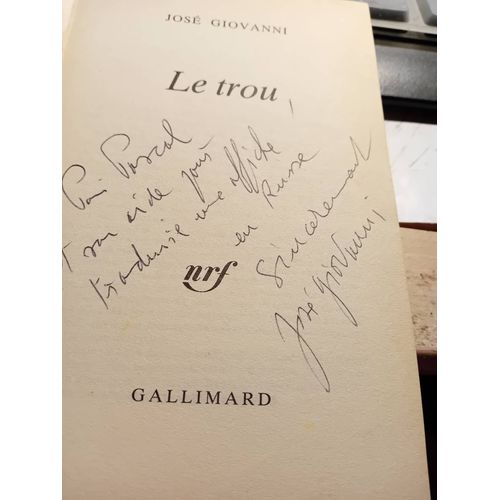 Autographe De Jose Giovanni