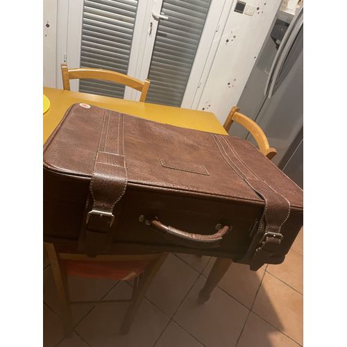 Valise cuir vintage 