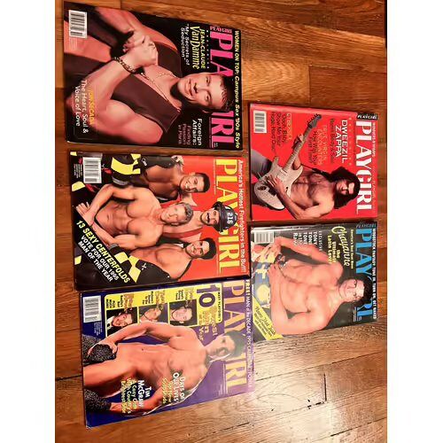 Playgirl Magazine 1994 Janvier Sept Oct Nov Dec 5 Numéros Complets