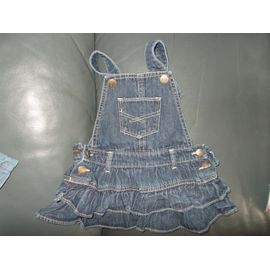 Jolie Robe Courte En Jean Bleu Foncé "Gap Jean" Taille 9/12 Mois Idée Cadeau
