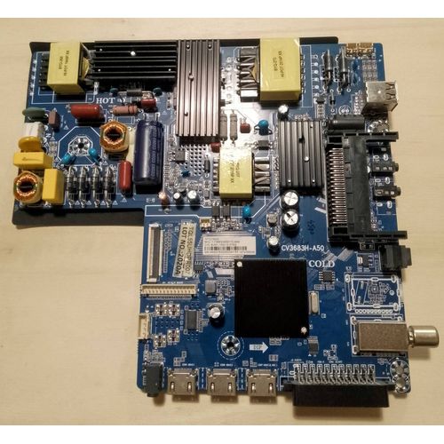 Carte principale et alimentation CV3683H-A50 pour TV Polaroid TQL55UHDPR007